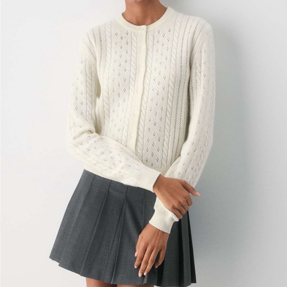 Aritzia Sweaters - Aritzia Sunday Best Sweetspot Cardigan – Cream